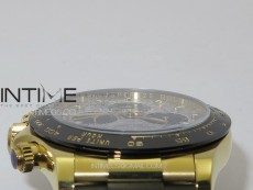 Daytona 116518LN YG APSF Best Edition Meteorite Dial Sticks Markers On Rubber Strap Slim A7750 (same thickness as gen)