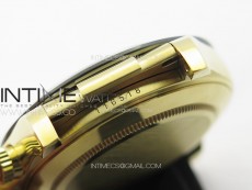 Daytona 116518LN YG APSF Best Edition Meteorite Dial Sticks Markers On Rubber Strap Slim A7750 (same thickness as gen)
