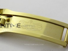 Daytona 116518LN YG APSF Best Edition Meteorite Dial Sticks Markers On Rubber Strap Slim A7750 (same thickness as gen)