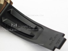 Daytona 116518LN RG APSF Meteorite Dial Sticks Markers On Rubber Strap Slim A7750 (same thickness as gen)