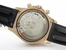 Daytona 116518LN RG APSF Meteorite Dial Sticks Markers On Rubber Strap Slim A7750 (same thickness as gen)