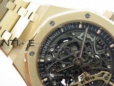 Royal Oak 41mm Openworked 15407 RG APSF 1:1 Best Edition on RG Bracelet A3132