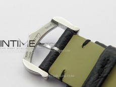Tank Solo Ladies 25mm SS K11F 1:1 Best Edition White Dial on Black Leather Strap Ronda Quartz