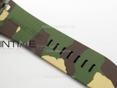 Royal Oak Offshore ‘Combat’ 44mm APSF 1:1 Best Edition Green Ceramic Bezel on Camo Rubber Strap A3126