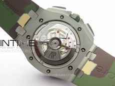 Royal Oak Offshore ‘Combat’ 44mm APSF 1:1 Best Edition Green Ceramic Bezel on Camo Rubber Strap A3126