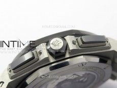 Royal Oak Offshore 44mm SS APSF 1:1 Best Edition White Dial on Black Rubber Strap A3126