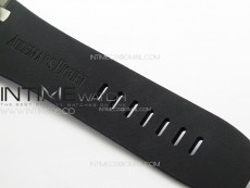 Royal Oak Offshore 44mm SS APSF 1:1 Best Edition White Dial on Black Rubber Strap A3126