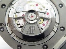 Royal Oak Offshore 44mm SS APSF 1:1 Best Edition White Dial on Black Rubber Strap A3126