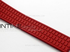 Aquanaut 5067A SS PPF 1:1 Best Edition Red Textured Dial on Red Rubber Strap RONDA Quartz