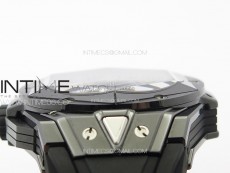 Big Bang Sang Bleu II Black Ceramic ZF Best Edition on Black Rubber Strap A1240