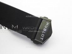 Big Bang Sang Bleu II Black Ceramic ZF Best Edition on Black Rubber Strap A1240