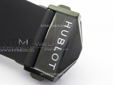 Big Bang Sang Bleu II Black Ceramic ZF Best Edition on Black Rubber Strap A1240