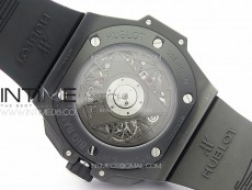 Big Bang Sang Bleu II Black Ceramic ZF Best Edition on Black Rubber Strap A1240
