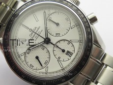Speedmaster SS HRF 1:1 Best Edition White Dial on SS Bracelet A7750
