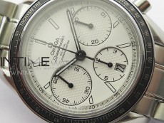 Speedmaster SS HRF 1:1 Best Edition White Dial on SS Bracelet A7750