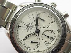 Speedmaster SS HRF 1:1 Best Edition White Dial on SS Bracelet A7750
