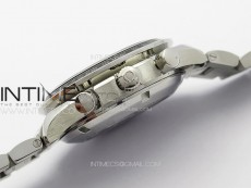 Speedmaster SS HRF 1:1 Best Edition White Dial on SS Bracelet A7750