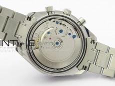 Speedmaster SS HRF 1:1 Best Edition Blue Dial Black Subdial on SS Bracelet A7750