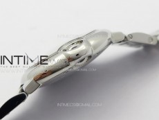 Ballon Bleu 33mm SS V20F 1:1 Best Edition White Textured Dial on SS Bracelet Gen Cal.157 Quartz