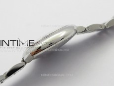 Ballon Bleu 33mm SS V20F 1:1 Best Edition White Textured Dial on SS Bracelet Gen Cal.157 Quartz