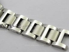 Ballon Bleu 33mm SS V20F 1:1 Best Edition White Textured Dial on SS Bracelet Gen Cal.157 Quartz