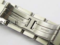 Ballon Bleu 33mm SS V20F 1:1 Best Edition White Textured Dial on SS Bracelet Gen Cal.157 Quartz