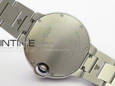 Ballon Bleu 33mm SS V20F 1:1 Best Edition White Textured Dial on SS Bracelet Gen Cal.157 Quartz