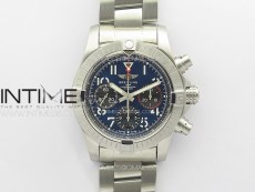 Avenger Chrono SS 369 Subdial B50 Blue Dial on SS Bracelet A7750