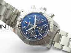 Avenger Chrono SS 369 Subdial B50 Blue Dial on SS Bracelet A7750
