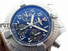 Avenger Chrono SS 369 Subdial B50 Blue Dial on SS Bracelet A7750