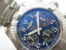 Avenger Chrono SS 369 Subdial B50 Blue Dial on SS Bracelet A7750