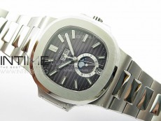 Nautilus 5726 Full Function SS PPF 1:1 Best Edition Gray Dial on SS Bracelet PPF324