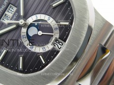 Nautilus 5726 Full Function SS PPF 1:1 Best Edition Gray Dial on SS Bracelet PPF324