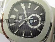 Nautilus 5726 Full Function SS PPF 1:1 Best Edition Gray Dial on SS Bracelet PPF324