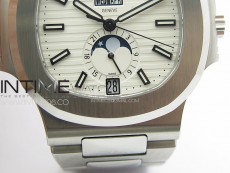 Nautilus 5726 Full Function SS PPF 1:1 Best Edition White Dial on SS Bracelet PPF324
