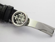 Annual Calendar Moonphase 5396 SS PPF 1:1 Best Edition White Dial on Black Leather Strap PPF324