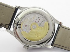 Annual Calendar Moonphase 5396 SS PPF 1:1 Best Edition White Dial on Black Leather Strap PPF324