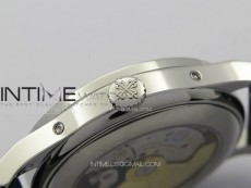 Annual Calendar Moonphase 5396 SS PPF 1:1 Best Edition Blue Dial on Black Leather Strap PPF324
