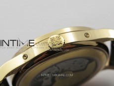 Annual Calendar Moonphase 5396 RG PPF 1:1 Best Edition White Sticks Dial on Black Leather Strap PPF324