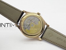 Annual Calendar Moonphase 5396 RG PPF 1:1 Best Edition White Sticks Dial on Black Leather Strap PPF324