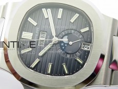 Nautilus 5726 Full Function SS PPF 1:1 Best Edition Blue Dial on SS Bracelet PPF324