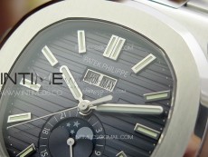 Nautilus 5726 Full Function SS PPF 1:1 Best Edition Blue Dial on SS Bracelet PPF324