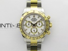 Daytona 116503 YG/SS APSF White Dial Stick Markers On YG/SS Bracelet Slim A7750 (same thickness as gen)