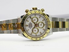 Daytona 116503 YG/SS APSF White Dial Stick Markers On YG/SS Bracelet Slim A7750 (same thickness as gen)