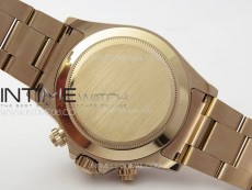 Daytona 116506 RG APSF Black Dial Sticks Markers On RG Bracelet Slim A7750 (same thickness as gen)