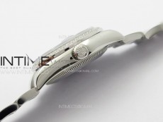 DateJust 31mm 72610 Crystals Bezel SS APSF Best Edition Blue Flowers Crystals Dial on Oyster Bracelet A2824