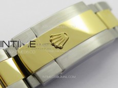 DateJust 31mm 72610 Crystals Bezel SS/YG APSF Best Edition Blue Flowers Crystals Dial on Oyster Bracelet A2824