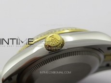 DateJust 31mm 72610 SS/YG APSF Best Edition Blue Flowers Crystals Dial on Jubilee Bracelet A2824