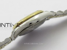 DateJust 31mm 72610 SS/YG APSF Best Edition Blue Flowers Crystals Dial on Jubilee Bracelet A2824