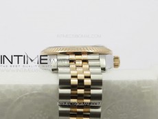 DateJust 31mm 72610 SS/RG APSF Best Edition Blue Flowers Crystals Dial on Jubilee Bracelet A2824